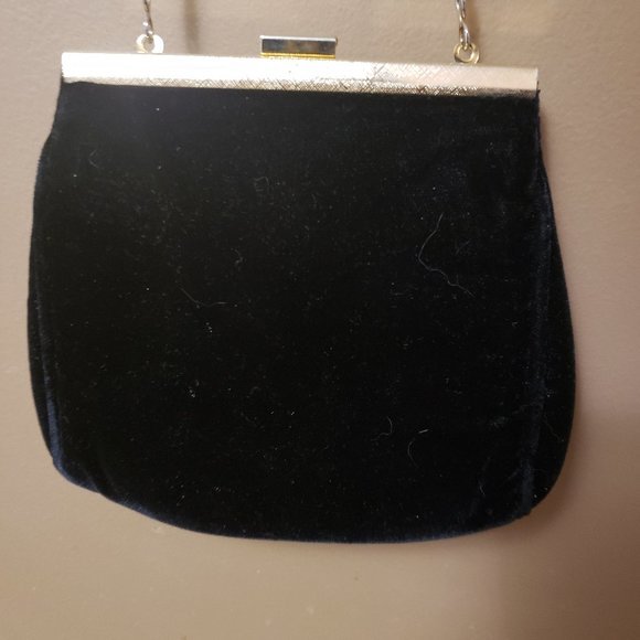 Black Clutch Purse - Pre-Owned - Picture 3 of 7
